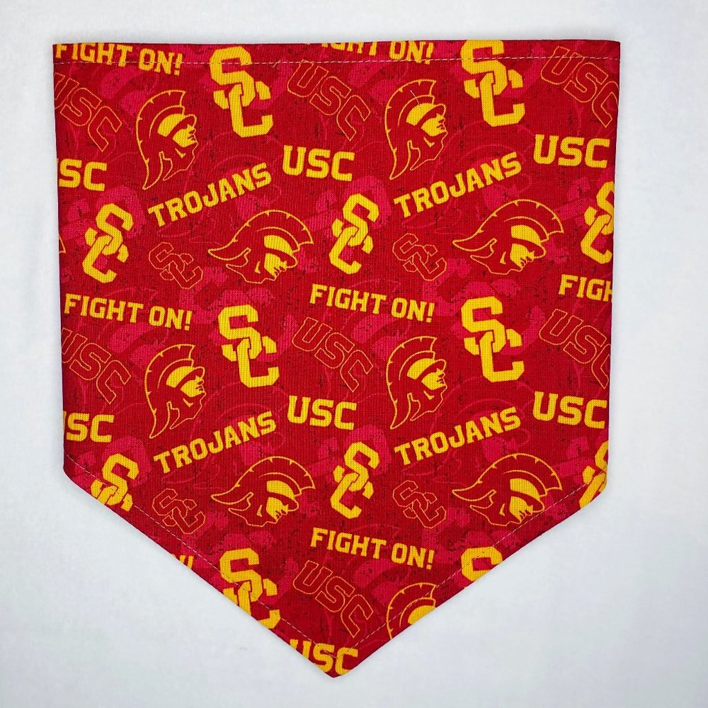 USC Tie On Dog Bandana